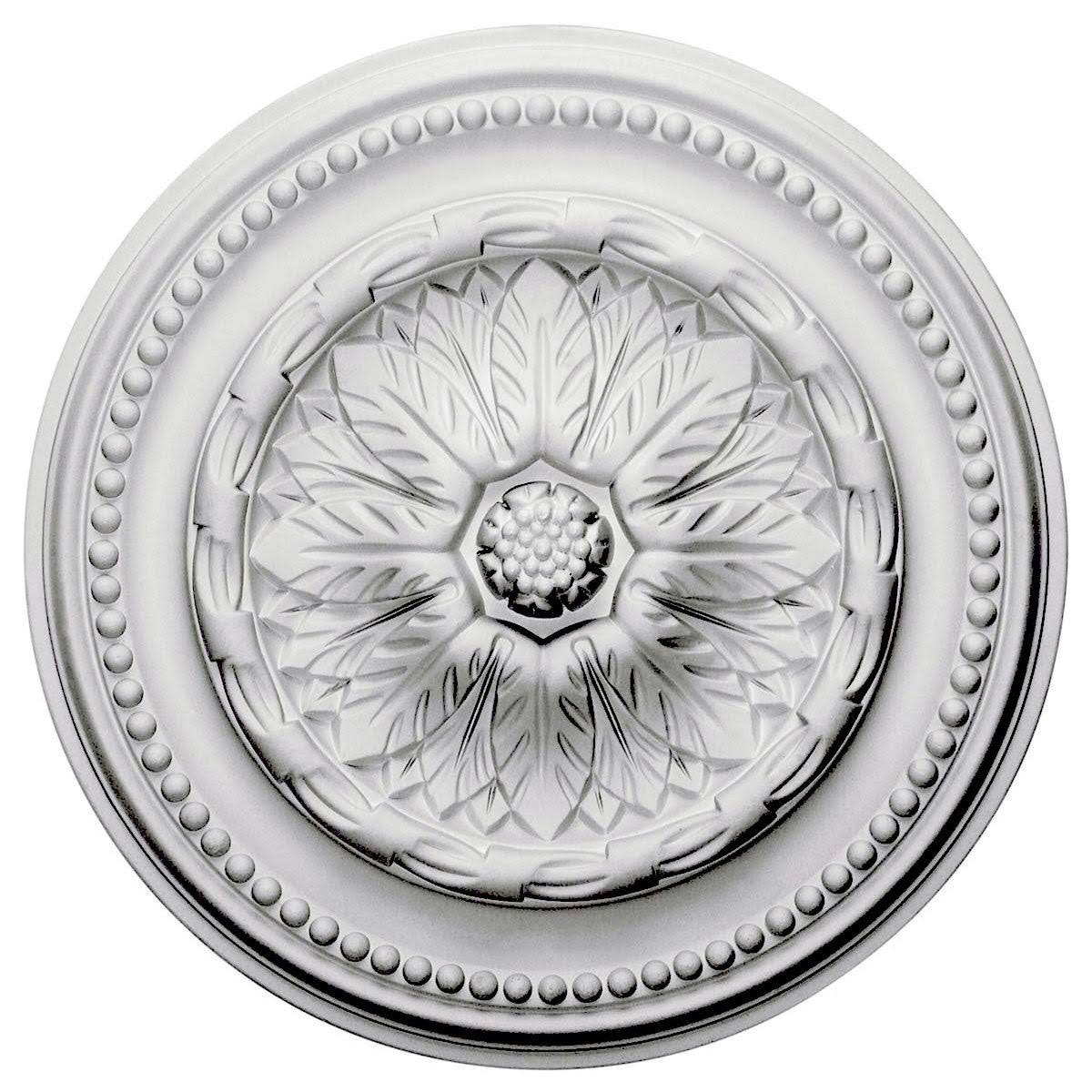 15 3/4 inch x 1 7/8 inch Hand-Painted Ceiling Medallion N230262
