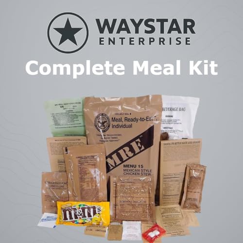 MRE Meals Ready to Eat Bundle (2 x 12 Packs) with Flameless Heaters J583