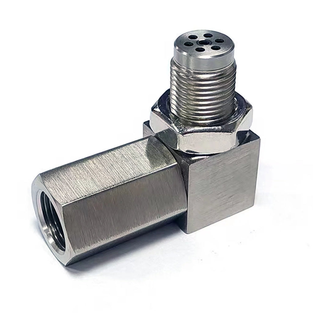 5 Pcs M18x1.5 90-Degree 304 Stainless Steel 02 Sensor Adapter M67136
