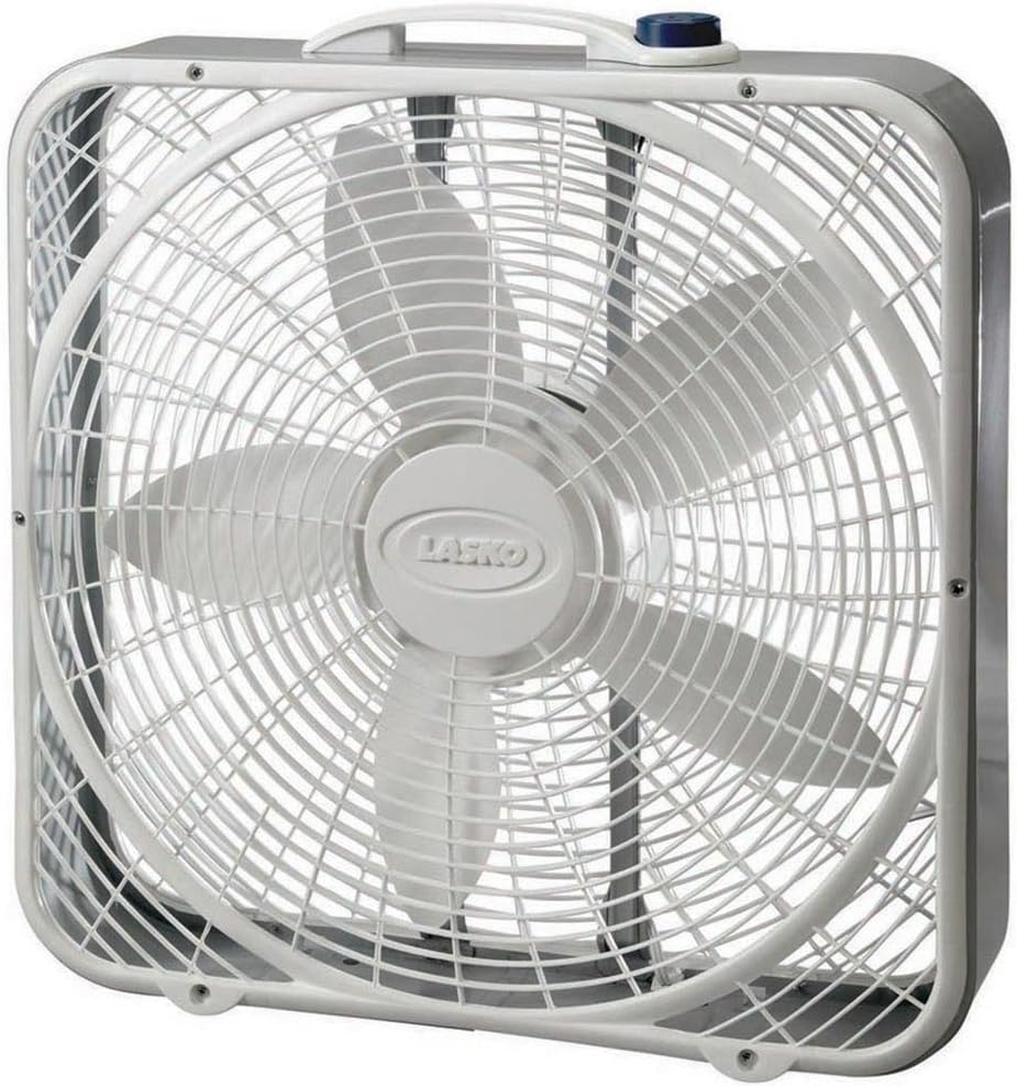 White 20" 3-Speed Box Fan B341382