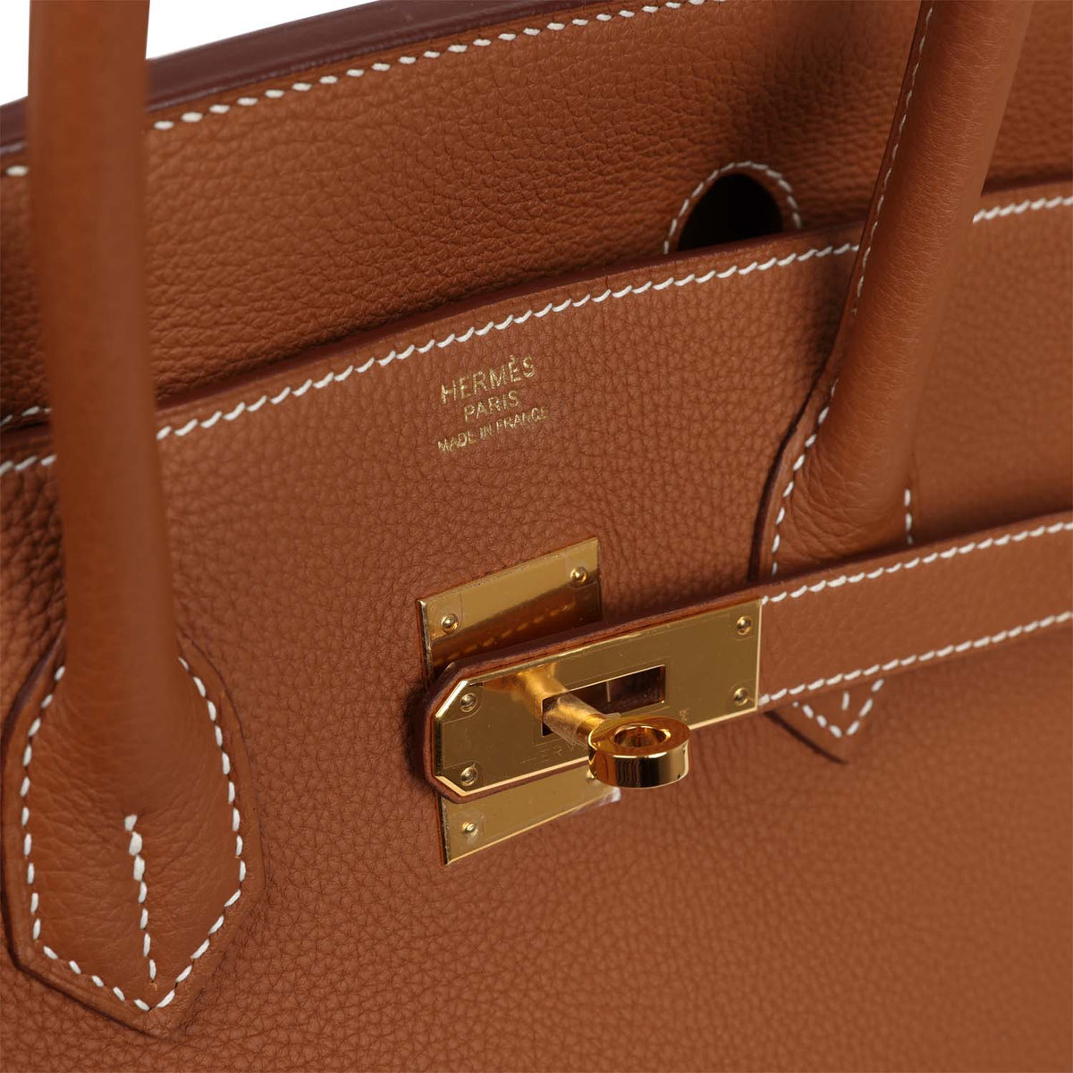 Pre-owned Togo Leather Handbag M845