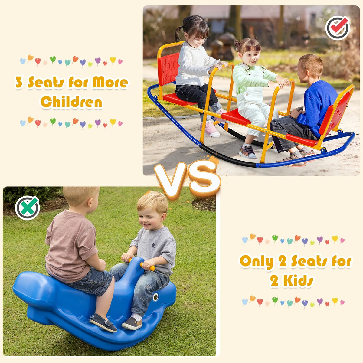 Kids Teeter Totter Outdoor Teeter Totter I751546