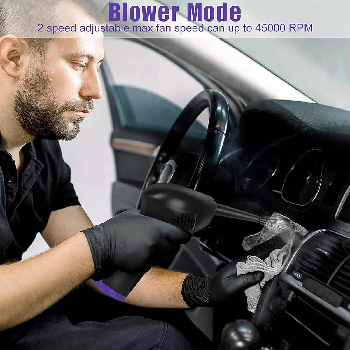 15000mAh Electric Air Duster with LED Light P53142