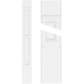 Two Equal Raised Panel PVC Pilaster (Pair) U4212