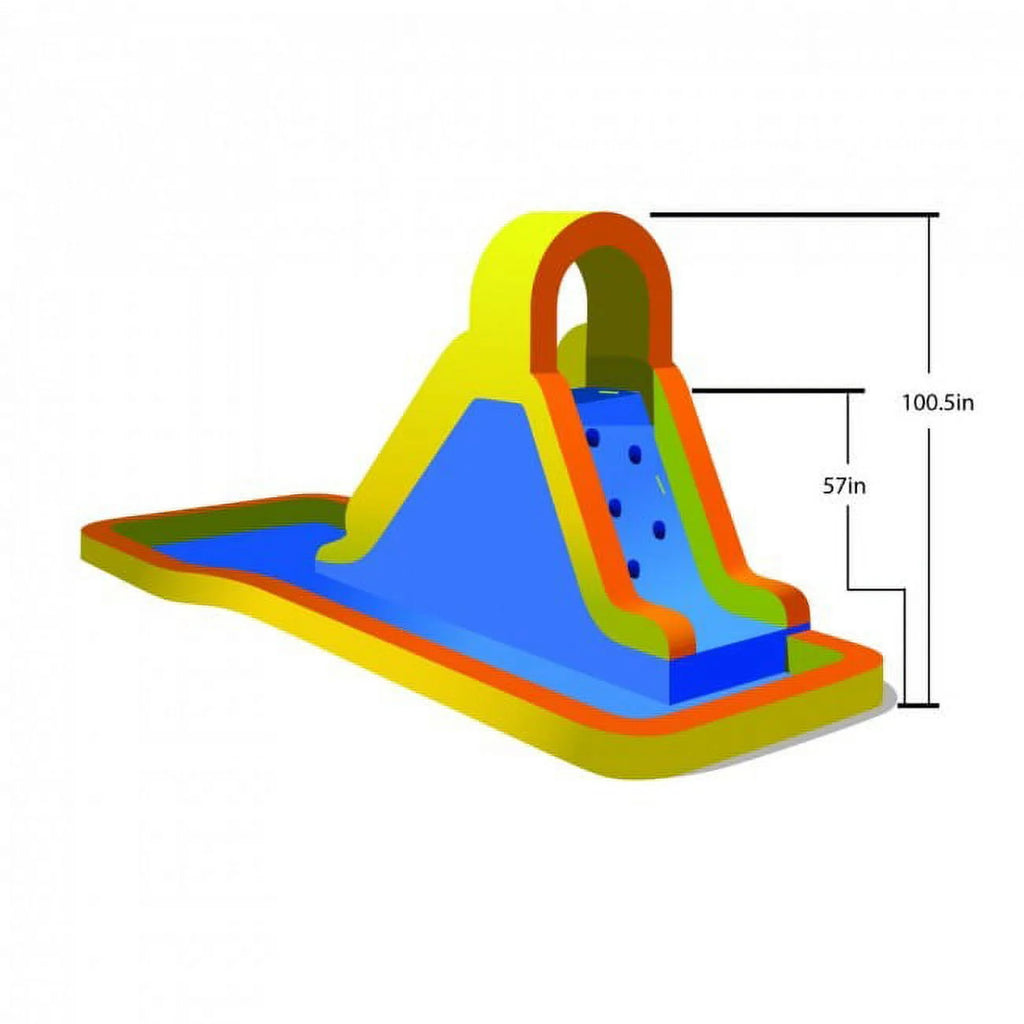 Inflatable Water Slide with Splash Area Q717