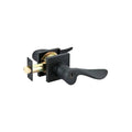 Flat Black Keyed Entry Lever Set Y98964