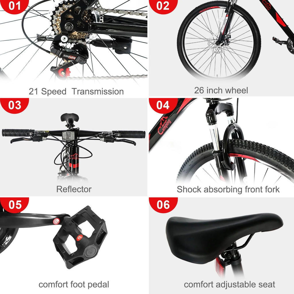 Lightweight 21-Speed Mountain Bike D59731