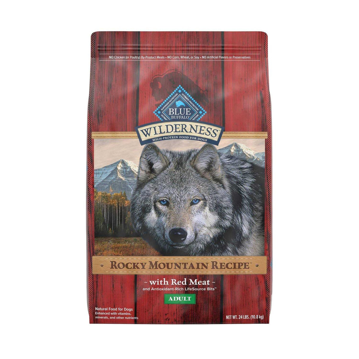 Blue Buffalo Wilderness Rocky Mountain Recipe Dog Food F606020