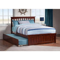 Espresso Twin Size Footboard with Trundle Bed H25815