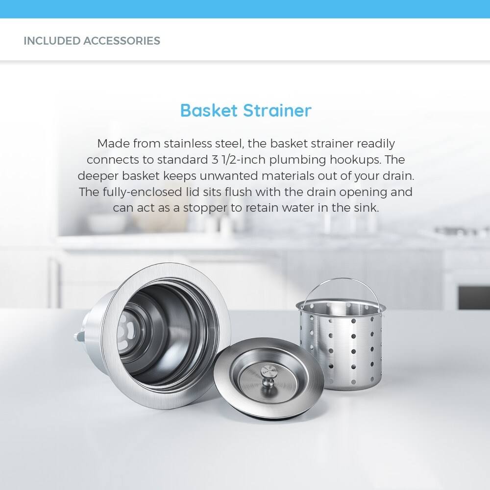 20 Gauge Stainless Steel Double Basin Drop-In Kitchen Sink F85719