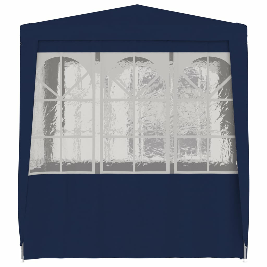 6.6'x6.6' Blue Party Tent with Side Walls Q612
