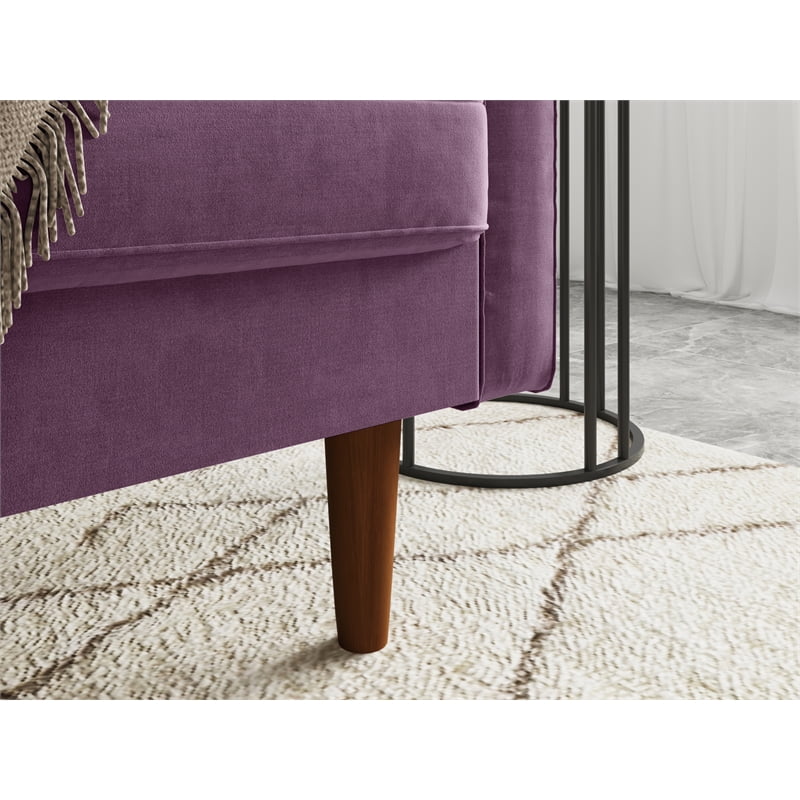 Purple Velvet Loveseat B42534