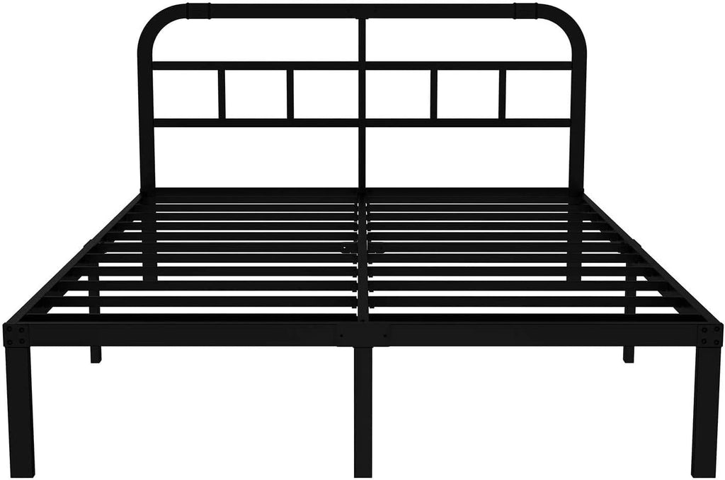 Black Metal Steel California King Bed Headboard Pack of 2 S871882