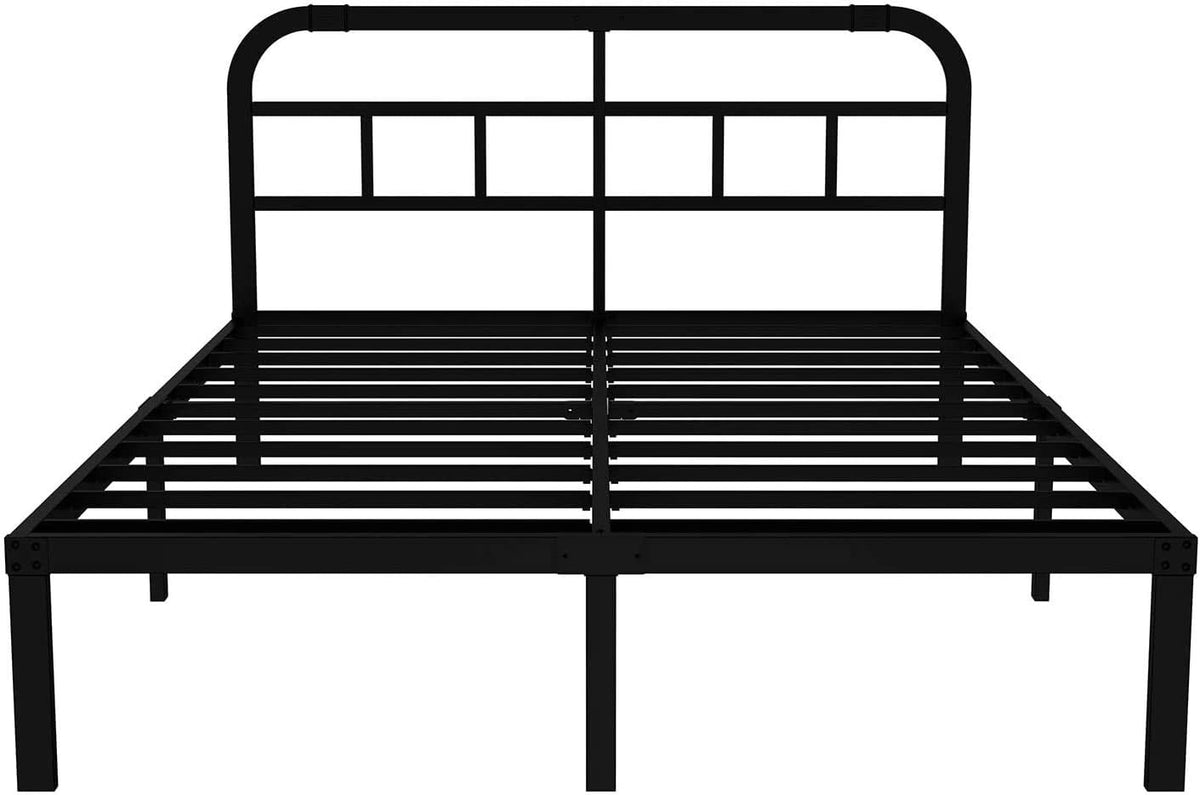 Black Metal Steel California King Bed Headboard Pack of 2 S871882