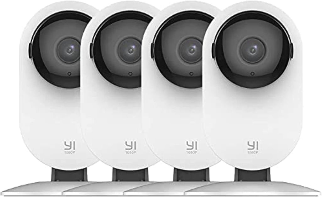 4pc 1080p WiFi Indoor Security Camera with Night Vision T52653