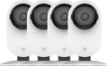 4pc 1080p WiFi Indoor Security Camera with Night Vision T52653
