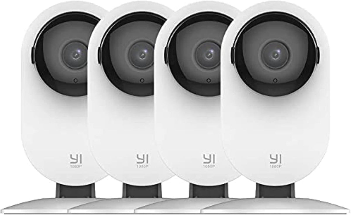 4pc 1080p WiFi Indoor Security Camera with Night Vision T52653