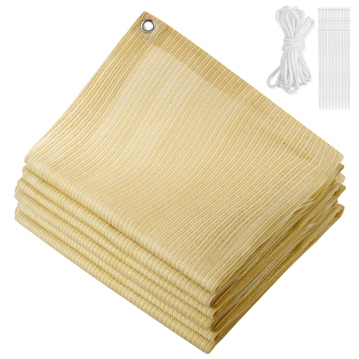 10 x 10 FT Beige Shade Cloth H3909