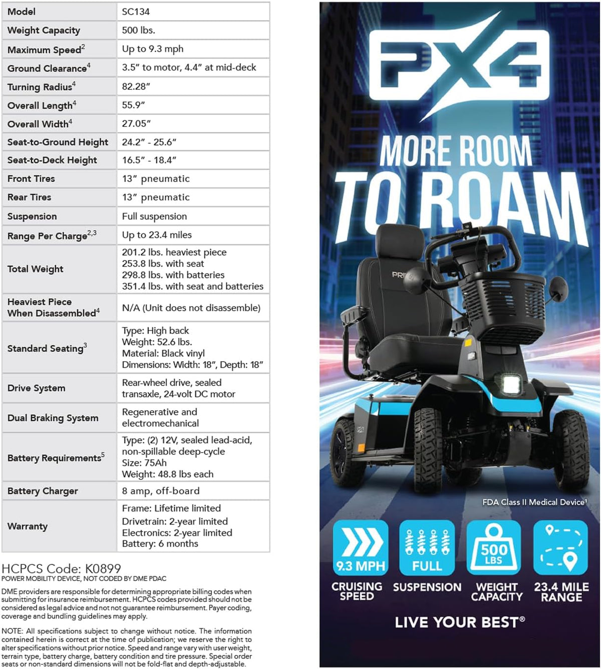 4-Wheel Travel Electric Scooter K581