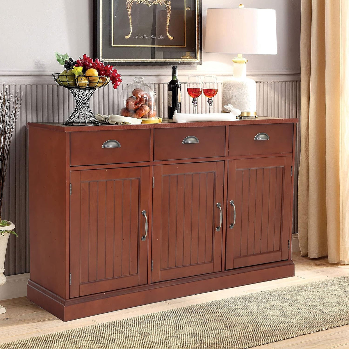 3 Drawer Buffet Cabinet with Doors K374406