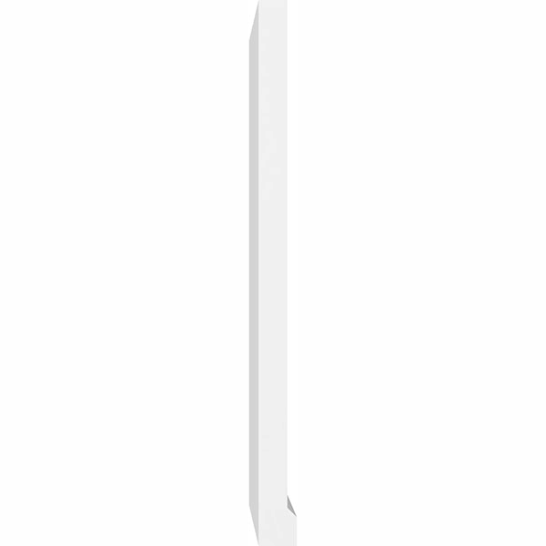 Vertical Surface Mount PVC Gable Vent O1063