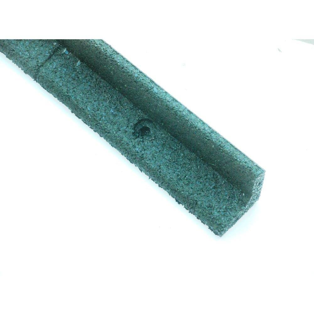Green Rubber Landscape Edging 48-Count B96628
