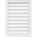 Vertical Surface Mount PVC Gable Vent O1063