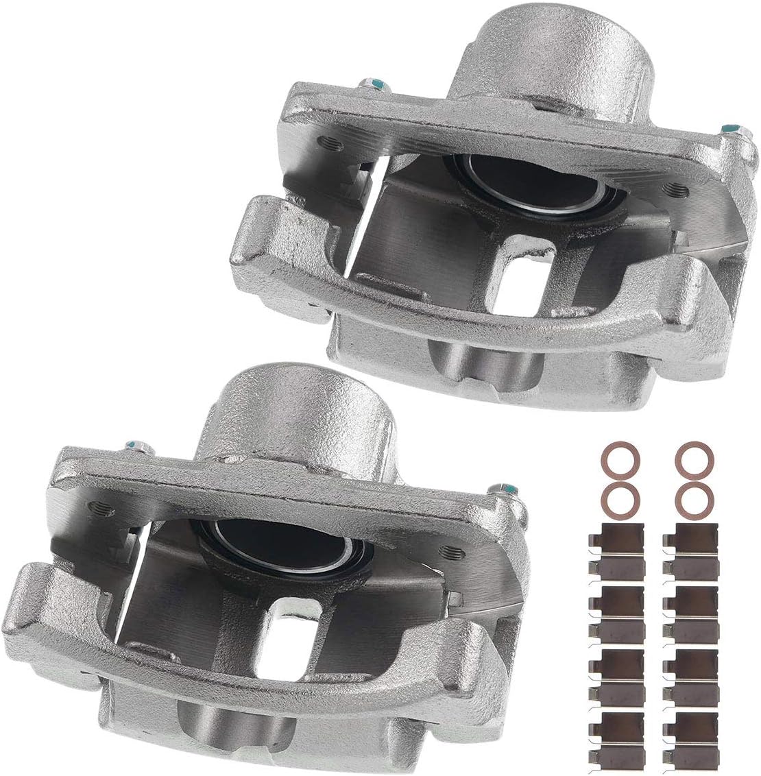 Disc Brake Caliper Assembly with Bracket Front Left Driver Side T664