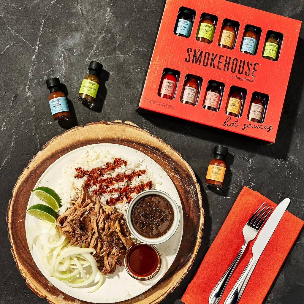 Gourmet Hot Sauce Gift Set, Variety Pack, Set of 10 B95623