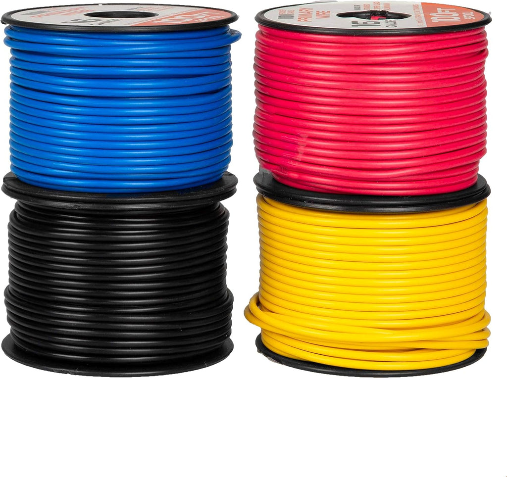 12 Gauge Copper Clad Aluminum Wire 100 Ft per Roll Pack of 2 U660