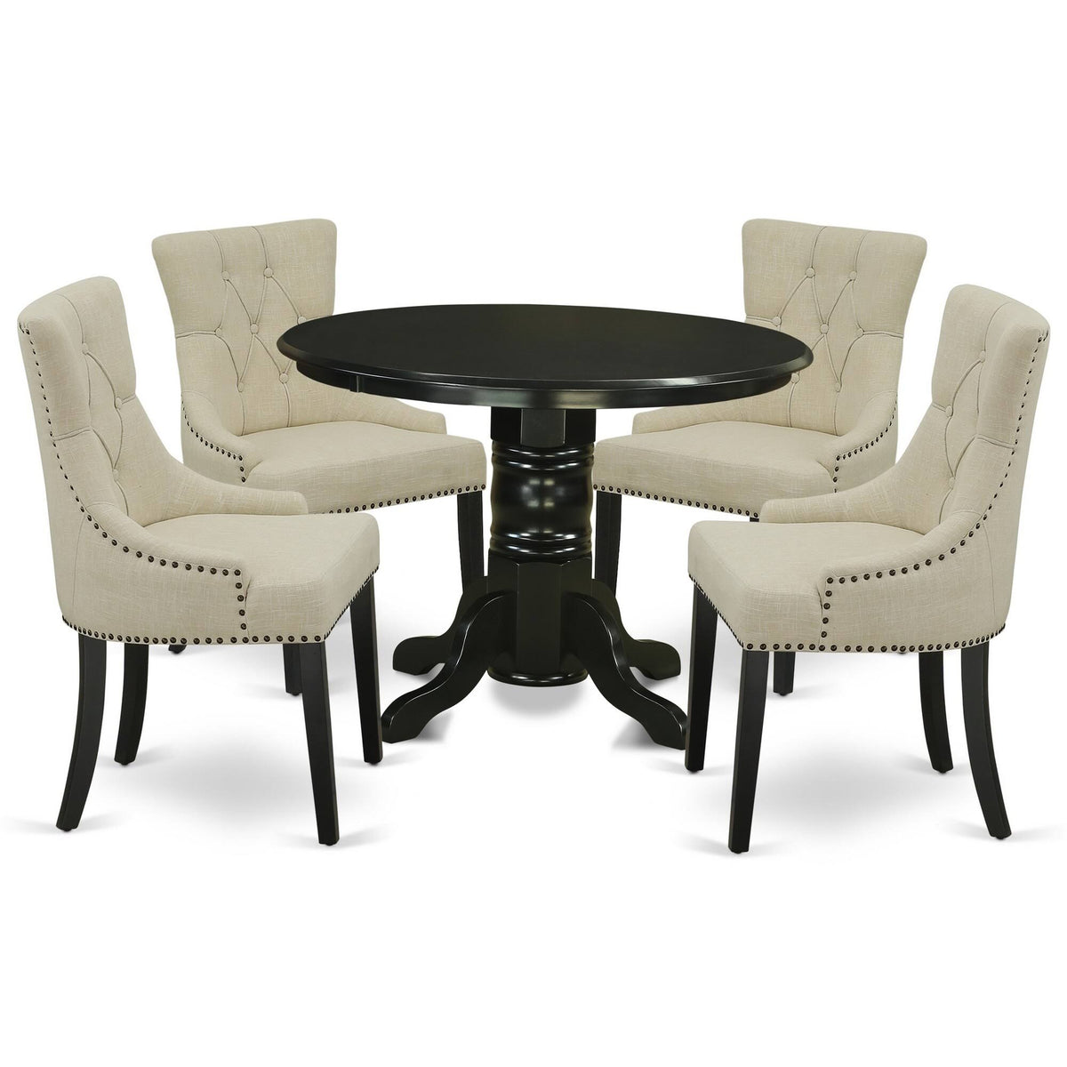 Black Dining Room Set B689