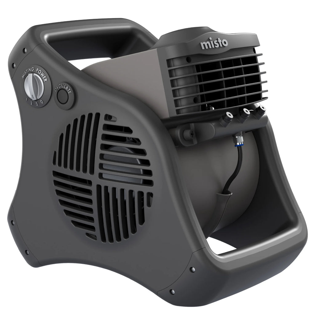 15" Outdoor Misting Fan with 3 Speeds, Black B700