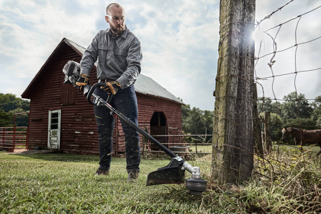 Black 30cc 4-Cycle Straight Shaft String Trimmer X690