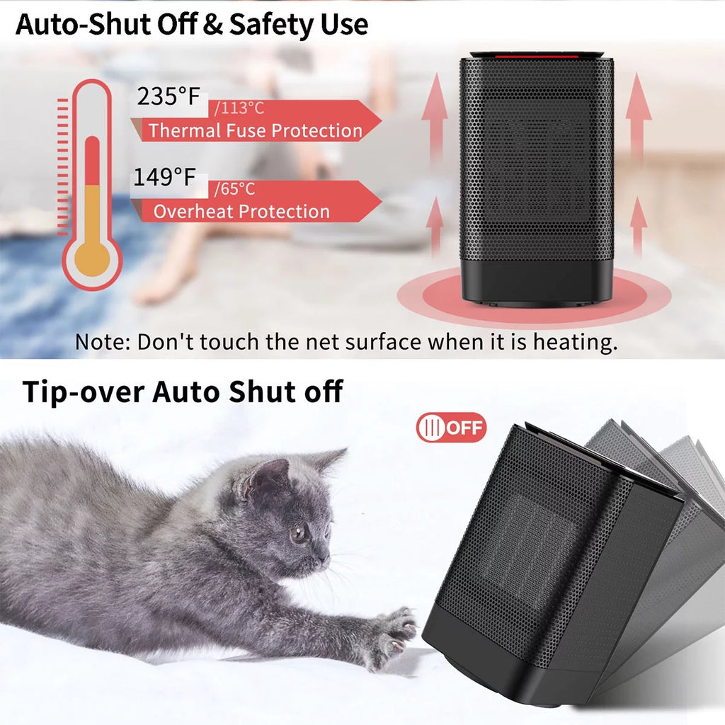 950W/600W Portable Electric Heater B742752