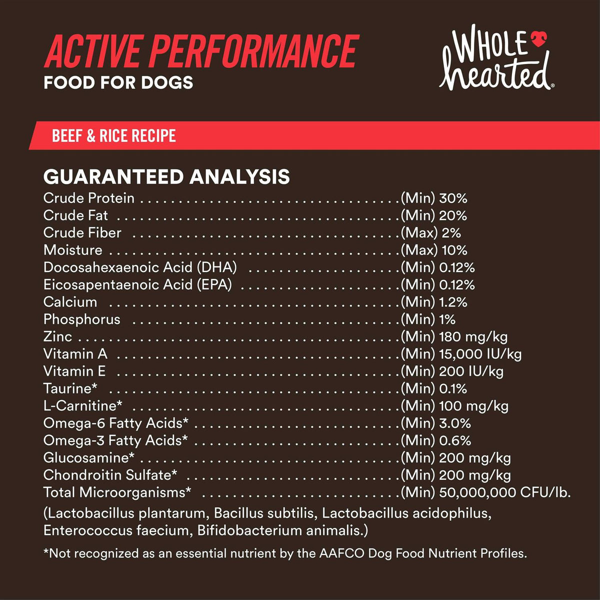 High-Protein Beef & Rice Recipe Dry Dog Food U149887