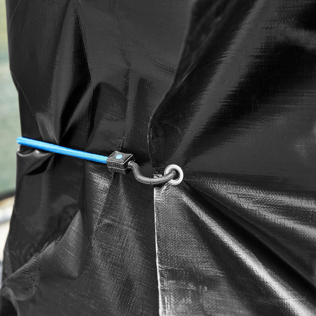 12 ft. x 16 ft. Silver and Black Weather-Resistant Tarp W975