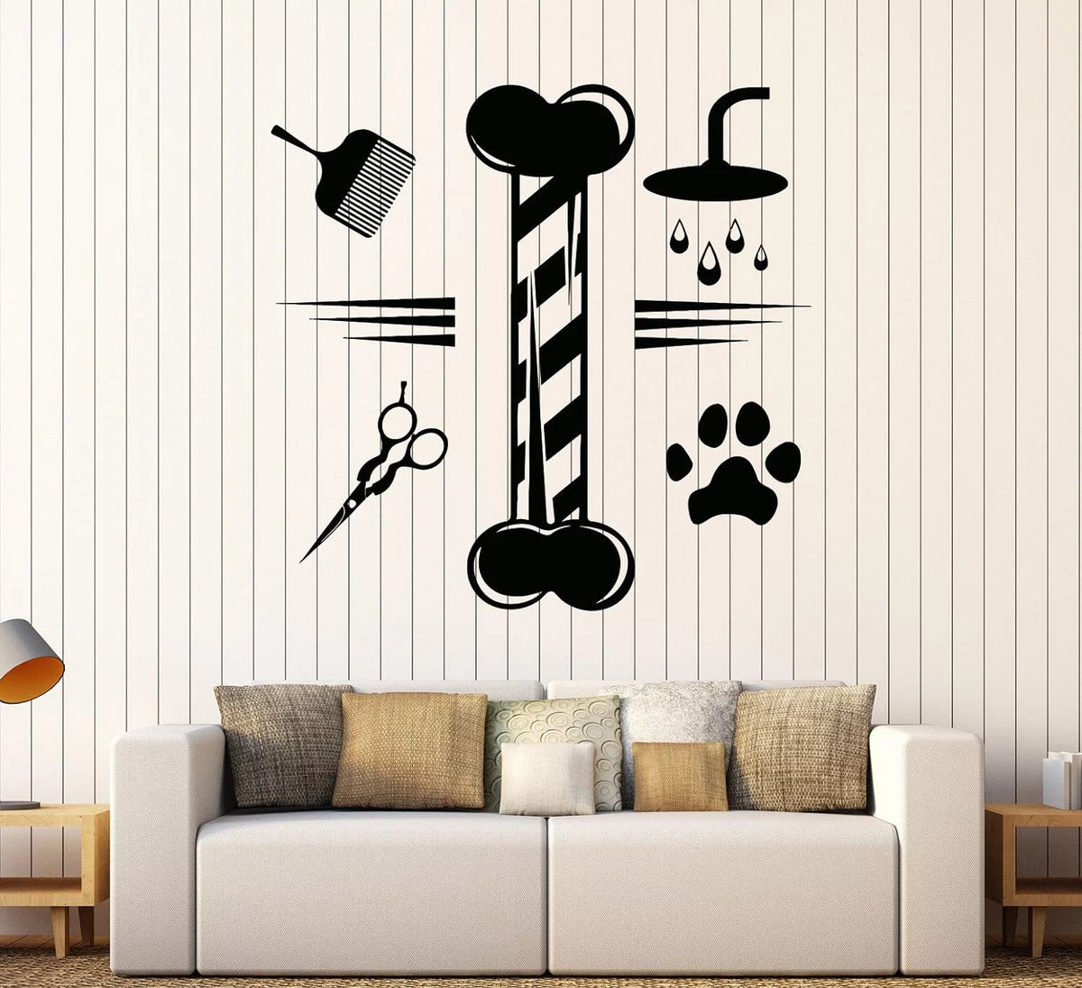 Sky Blue Vinyl Wall Decal X333
