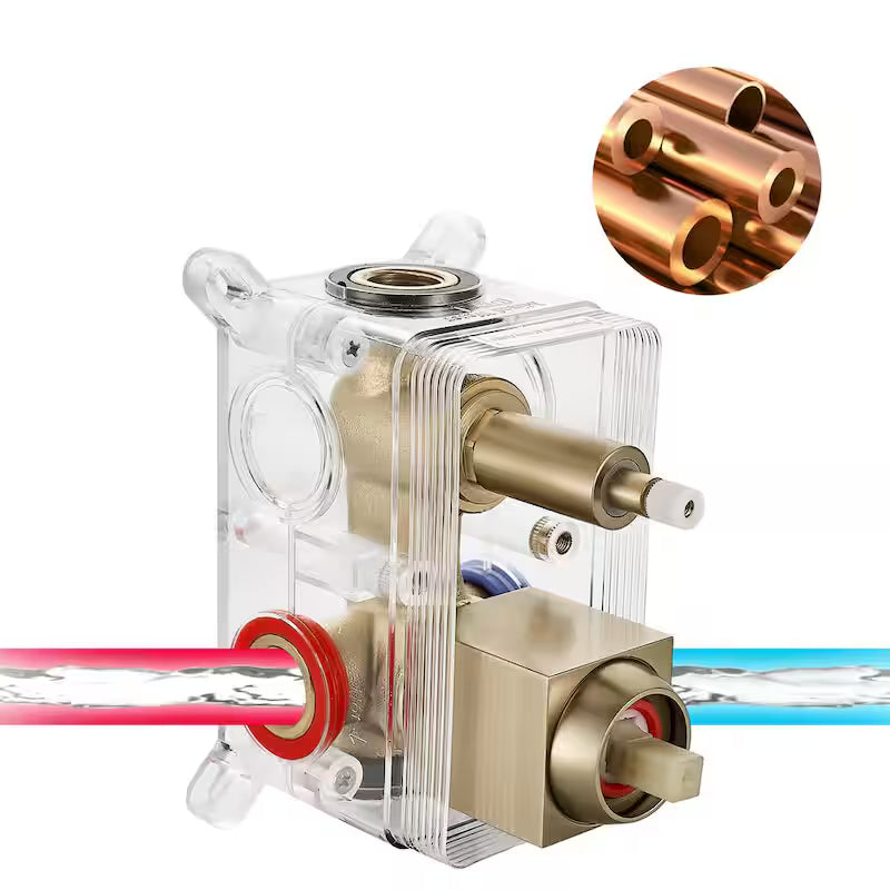 Brushed Gold 12 in. Shower Faucet Head with Handheld L688