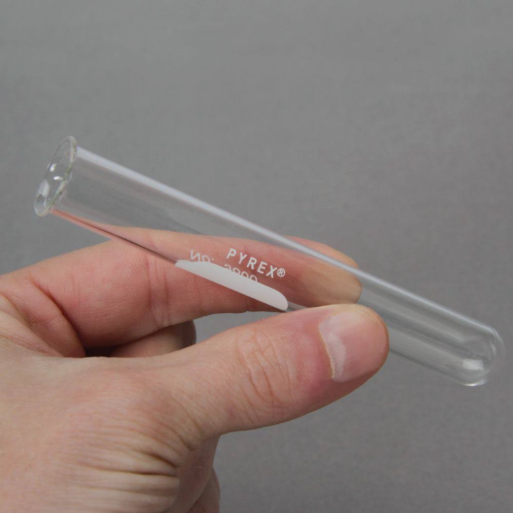 Pyrex Glass Test Tube, 25 x 200 mm, Case of 192 M179964