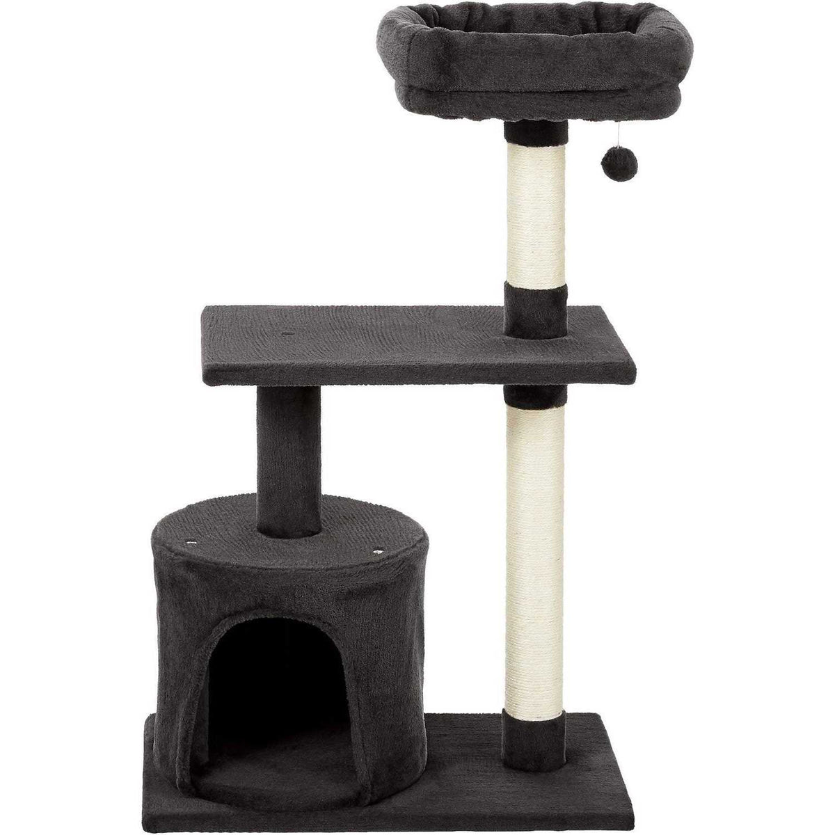38-in Cat Tree with Condo, Top Perch and Toy A34461