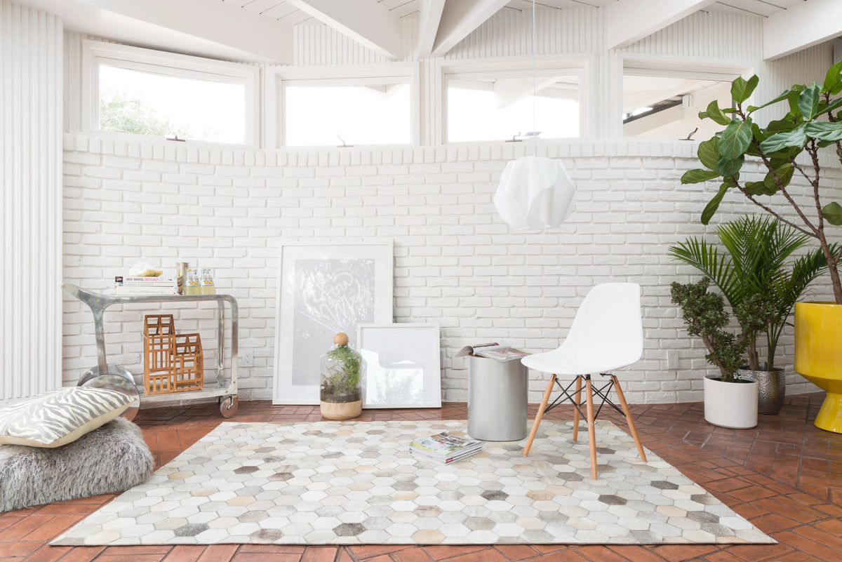 Grey 5' x 7'6 Rug H269418