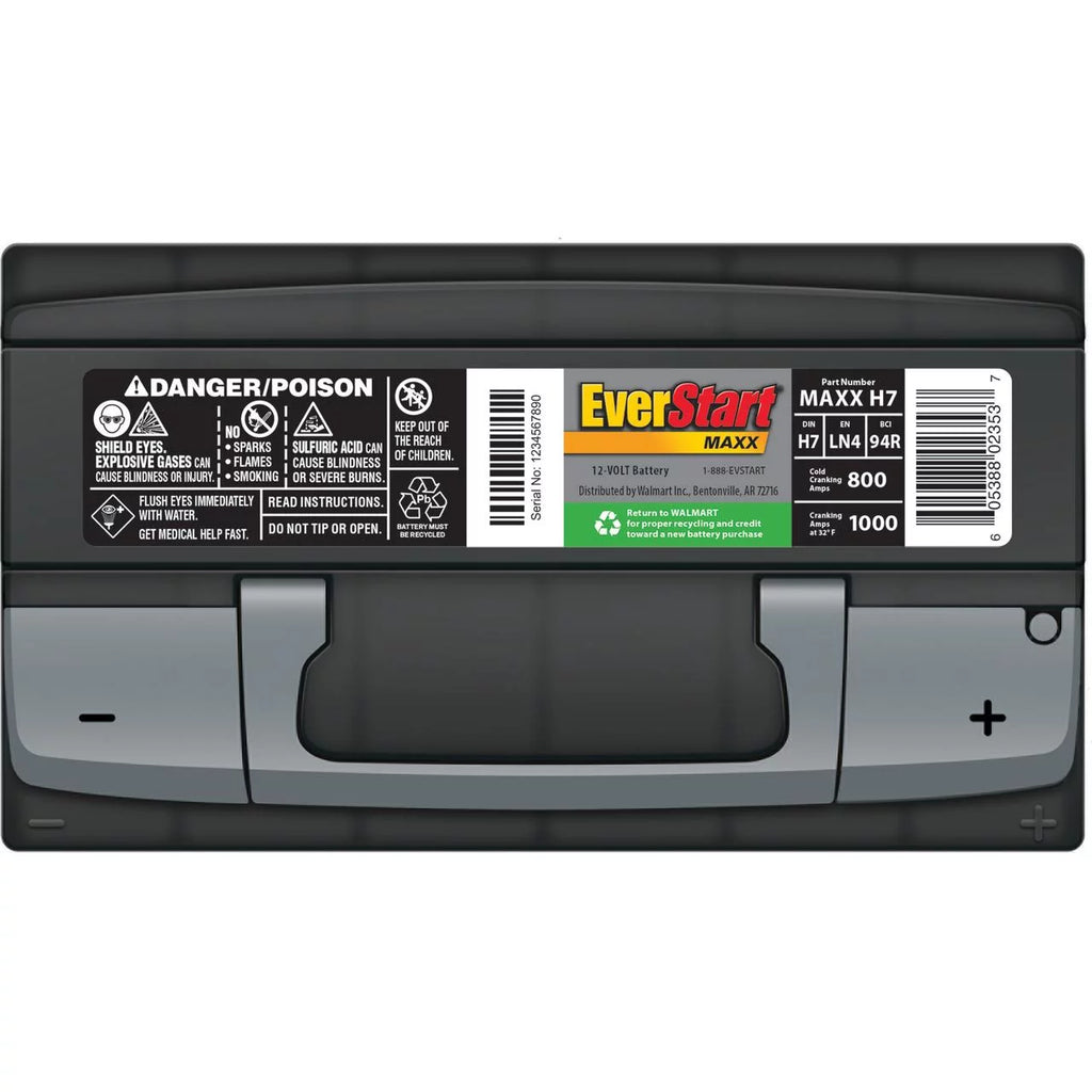 Lead Acid Automotive Battery Group Size H7 12 Volt 800 CCA K2869