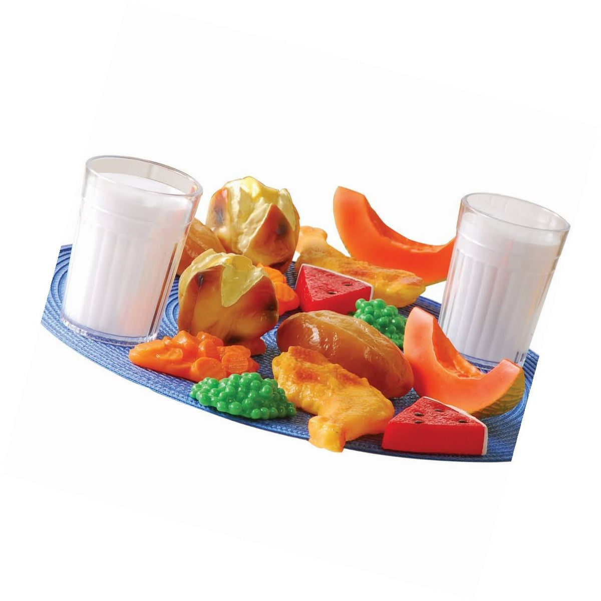 52 pc. Plastic Pretend Play Food Set for Two Q421634
