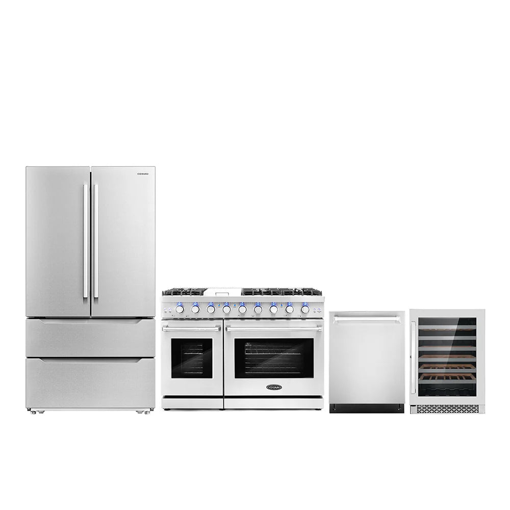 48 Gas Range, Refrigerator with Ice Maker, Dishwasher and Wine Cooler H1994