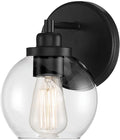 Matte Black 1 Light Sconce L4140
