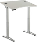 Electric Height Adjustable Sit to Stand Desk, White K13551
