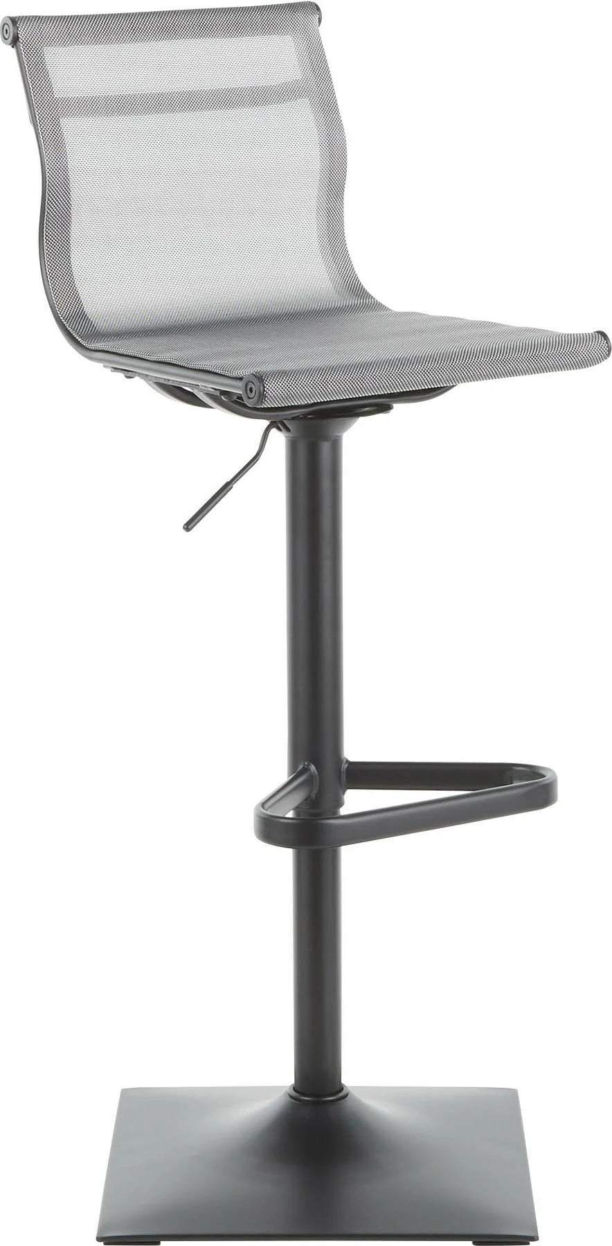 Black Silver Barstool Y828