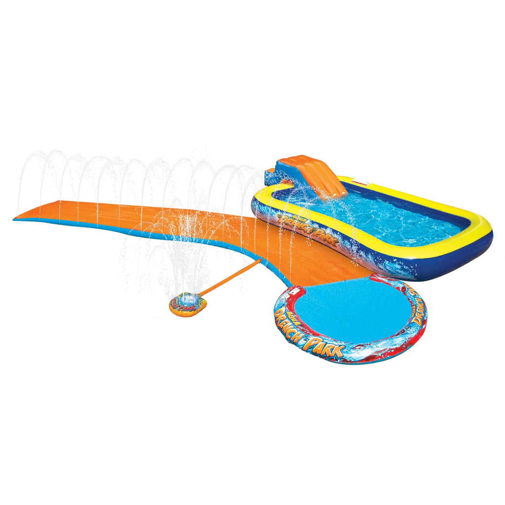 3-In-1 Splash Park with Pool, Sprinkler & Waterslide C943798