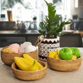 3-Piece Rattan Bread Basket Set Q74789