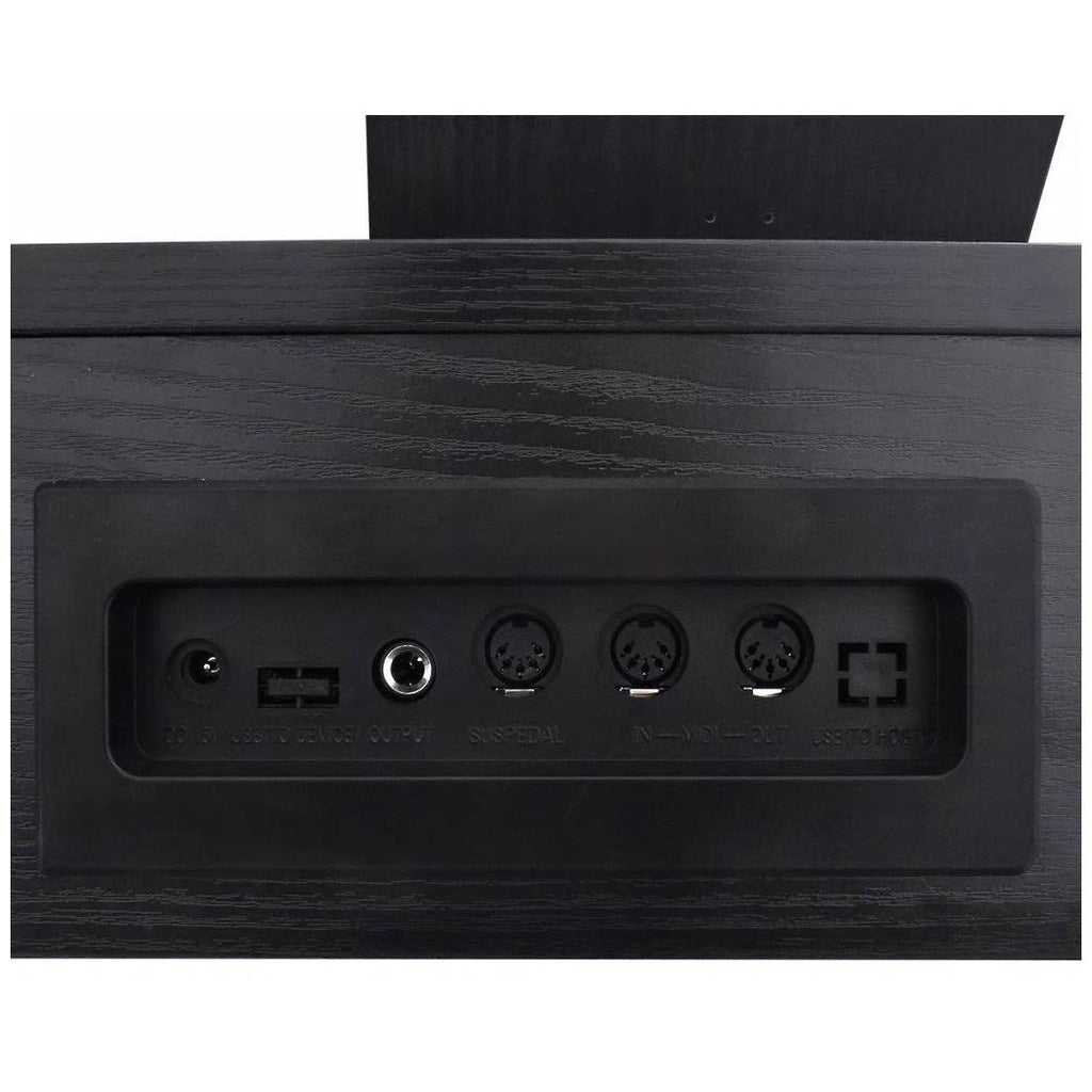 88-Key Digital Piano with Pedals Black H521